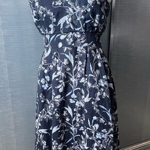 Floral Navy Dress
